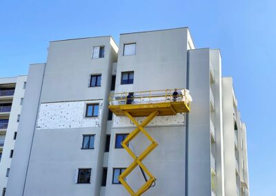 Technique moderne pour façade